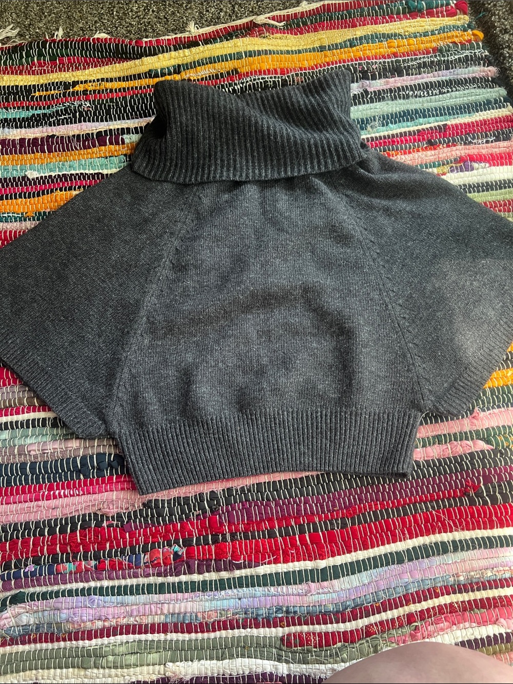 twenty one Dark Charcoal Gray Turtleneck Sweater